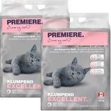 PREMIERE Excellent Babypoeder Klonterende Kattenbakvulling 2x12 kg