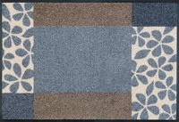 Kleen-Tex Wash&Dry Florita Grey Deurmat - 50 x 75cm