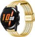 Strap-it Bracelet de montre intelligente en acier - Convient pour Huawei Watch GT - Acier inoxydable - Or - 42mm