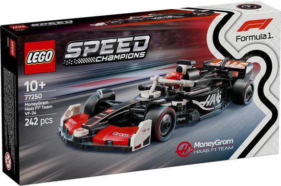 LEGO Speed Champions MoneyGram Haas F1 Team VF-24 Race Car Set - 77250