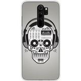 1001 coques Xiaomi Redmi Note 8 Pro Skull music bedrukt siliconen hoesje