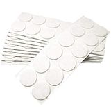 Adsamm® 120 x zelfklevende viltglijders Wit ø 40 mm Rond Meubelviltglijders 3,5 mm dik
