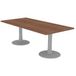 Quadrifoglio Table de réunion plateau rectangulaire 210x100 cm, 2 pieds
