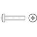 TOOLCRAFT TO-5430687 Vis à tête cylindrique M4 100 mm Phillips Acier zingué 200 pièce(s)