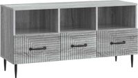 vidaXL TV-kast met lade Grijs sonoma 102 x 34,5 x 50 cm Bewerkt hout