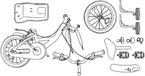 vidaXL Vélo enfant 12 pouce Rose
