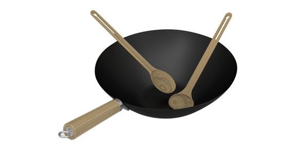 Campingaz Culinary Modular Wok/Roerbakpan - Zwart - Rond - Anti-aanbaklaag - 3 stuks