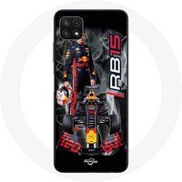 Maniacase Hoesje voor Samsung Galaxy A22 5G Formule 1 Max Verstappen F1 Coureur Red Bull 15