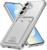 Selected by GSMpunt.nl Transparant Dun TPU Hoesje met Pasjeshouder Geschikt voor Samsung Galaxy A55