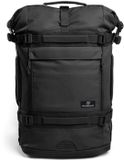 RS RUGSAK Explorer Sac à dos Rolltop Hommes & Femmes [30-40L] Hydrofuge Fantôme Noir