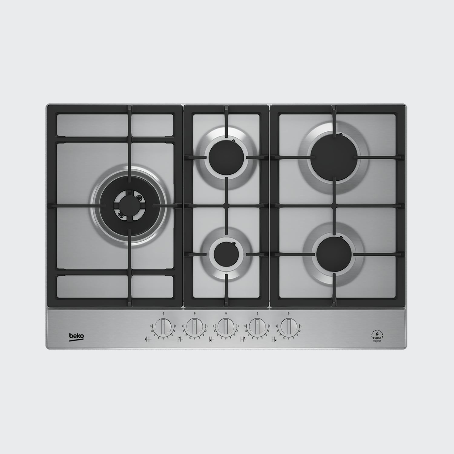 Beko HIAL 75325 SX NL - Gas hob - 75 cm - Built-in