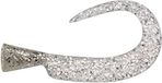 Abu Garcia Svartzonker McMy Tail Reserve Staarten - Eco-Vriendelijke Vervangingen, Visaas Toebehoren, Duurzaam Plastisol voor Zoetwater & Zoutwater Vissen, Zilver & Goud Glitter 6,9 cm
