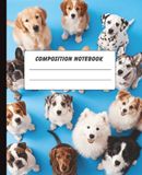 Composition Notebook Puppy Design Wide Ruled Notebook