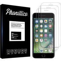 Phonillico® Gehard glas voor iPhone SE 2020 / iPhone SE 2022 [Pack 3] Transparant glas schermbeschermingsfilm