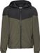 Urban Classics 2Tone Tech Windrunner Jacket Zwart/Groen XL