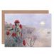 GREETINGS Wee Blue Coo GREETINGS CARD BERTHDAY GIFT PAINTING FLOWERS HANS BALUSCHEK VAN DE Dood