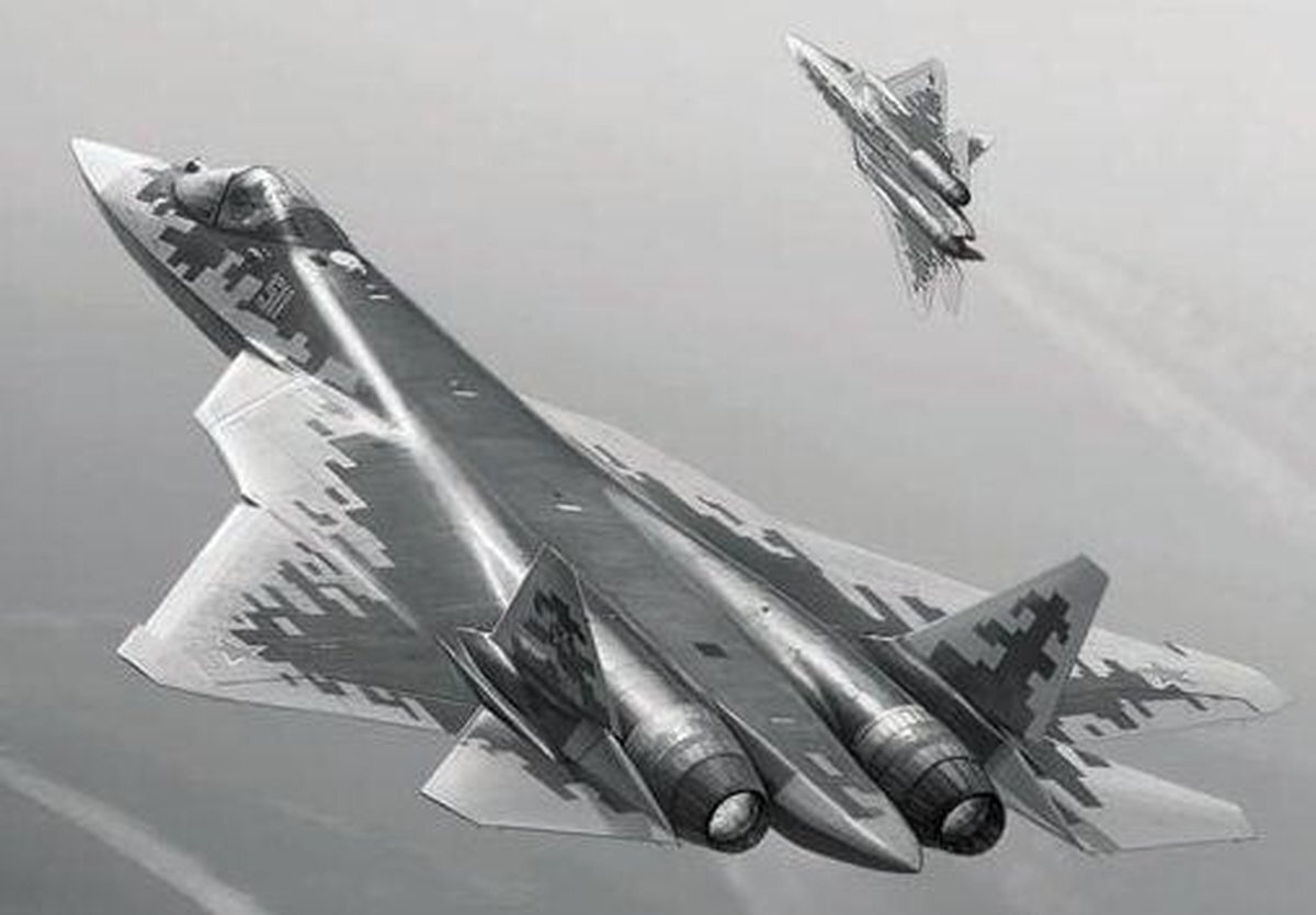 Zvezda 7319 SU-57 500787319-1:72 Sukhoi SU-57 plastic bouwset modelbouwset assemblage-kit voor beginners gedetailleerd, ongelakt