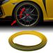 4R Quattroerre.it 10421 Universele sticker voor autovelgen, geel