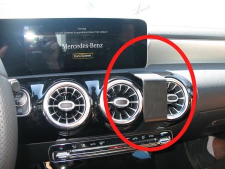 Brodit 855423 - Passive Holder for Mobile Phone/Smartphone - Black - Car Mount