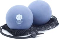 oCreon Massageballen (6,5–9 cm) en sets met net – Natuurlijk rubber – Voor zelfmassage van triggerpunten – Geschikt voor rug, nek, voeten, yoga en herstel (1 stuks, paars, 9 cm)