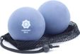 oCreon Massageballen (6,5–9 cm) en sets met net – Natuurlijk rubber – Voor zelfmassage van triggerpunten – Geschikt voor rug, nek, voeten, yoga en herstel (1 stuks, paars, 9 cm)