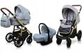 BabyLux® Poussette 3en1 – ASPERO - SILVER FLEX