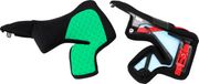 Nolan X-804 RS Ultra Carbon, coussinets de joue, couleur: Noir/Gris, taille: L