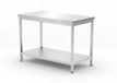 HENDI Werktafel zware uitvoering – 360˚ werkblad – verstelbare poten – 1200x600 mm – roestvast staal