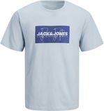 JACK&JONES JJCOLE PRINT TEE SS CREW NECK LN Bleu Céleste L