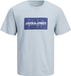 JACK&JONES JJCOLE PRINT TEE SS CREW NECK LN Bleu Céleste L