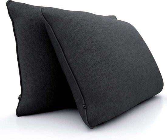 DYNMC YOU Moderne Sofa Kussenset 40x60 cm - Anthraciet