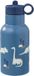 Fresk Thermosfles 350 ml - RVS Waterfles – Lekvrije Drinkfles voor Kinderen – Koude en Warme Dranken – BPA-vrij – Onbreekbaar – 2 Doppen – Thermosbeker – Drinkbeker Jongens - Blauw - Dino