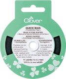 Clover Quick Biaisband Zwart 10 meter x 6 mm