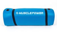 Muscle Power Fitnessmat - Blauw - 190 x 60 x 1,5 cm