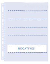 Henzo Negative Pockets - 10 Sheets - Transparent