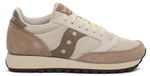 Saucony Chaussures basses pour femme en daim beige à lacets, modèle 1014331003