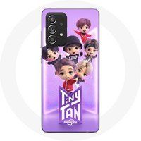 Maniacase Hoesje voor Samsung Galaxy A52 BTS TinyTAN Animation Poster RM Jin Suga J-Hope Jimin Jungkook Et V