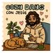 Cozy Days con Jesús: Libro para colorear para adultos y adolescentes, diseños grandes y fáciles para relajarse