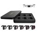 Lensfilterset, DJI Lensfilterset, compatibel met DJI Mini 4K/Mini 2/Mavic Mini/Mini SE/Mini 2 SE, accessoires, 6-delige filtercombinatie, meerlaagse filters, cameralens (CPL MCUV ND4 ND8 ND16 ND32)