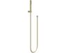 IVY Handdoucheset - Staafhanddouche - Verstelbare Wandsteun - Doucheslang 120 cm - Geborsteld Mat Goud PVD