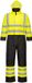 Portwest Hi-Vis Tweekleuren Overall - Gevoerd S485 - Geel/Zwart - 6XL