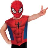 Spiderman T-shirt en masker voor kinderen - 3-6 jaar