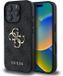Guess Metal Logo hoesje voor iPhone 16 Pro - Grijs