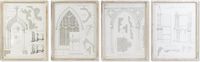DKD Home Decor Schilderij 50 x 2 x 65 cm Neoklassiek (4 Onderdelen) Beige MDF