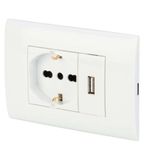 Poly Pool PP6096X meervoudig fruit + USB-bus 2,1 A