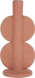 Present Time Kandelaar Double Bubble - Terracotta - 11x9,5x22cm - Modern