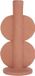 Present Time Kandelaar Double Bubble - Terracotta - 11x9,5x22cm - Modern