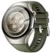 By Qubix Qubix - Hybride leer & siliconen band 'True Fit' - Groen - geschikt voor Huawei Watch 5 - 42mm