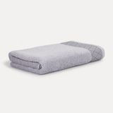 Frottana Geometry Badhanddoek 67 x 140 cm Katoen Zilver