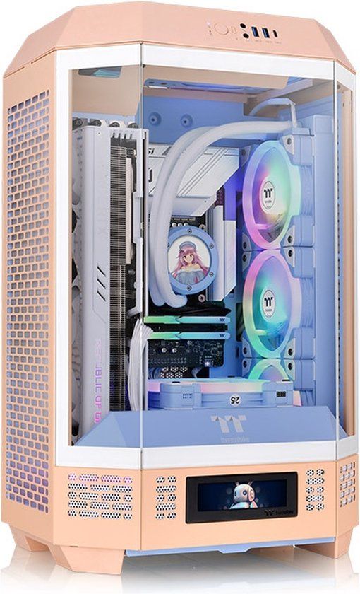 Thermaltake Tower 300 Peach Fuzz Micro Tower Perzik